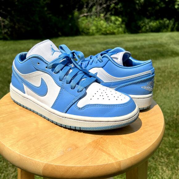 Wmns Nike Air Jordan 1 Low UNC Women's Shoes - Size 7.5